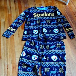 NFL Team Apparel Steelers PJ Set Women's XL